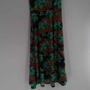 LuLaRoe Multicolored Maxi A Line Skirt Size XXS